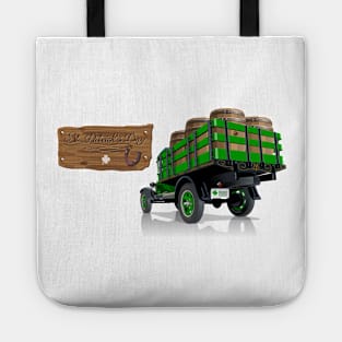 Saint Patrick greetings card Tote