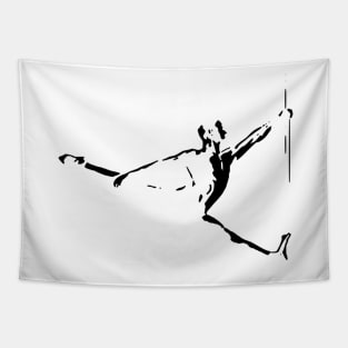 Aerialist Pole Dancer Male Tapestry