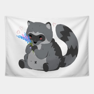 Cute Raccoon Tapestry