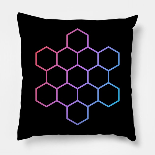 Bee Hub Pillow by Freamia 