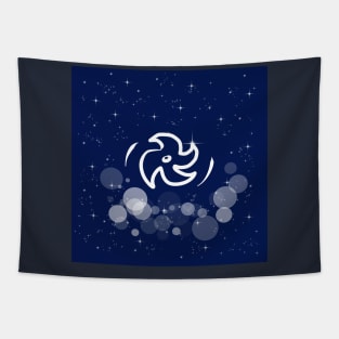 Spinner, toy, antistress, propeller, technology, light, universe, cosmos, galaxy, shine, concept Tapestry