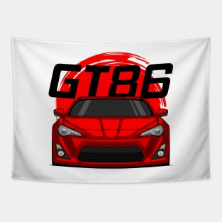 Front Red GT86 MK1 Pre JDM Tapestry