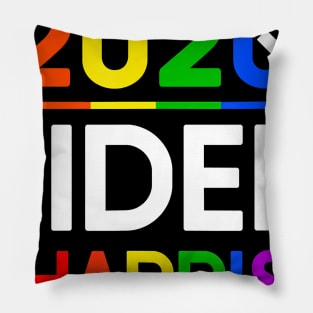 Biden Harris Joe Biden Kamala Harris American Elections LGBT T-Shirt Pillow