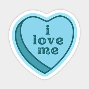 I Love Me - blue Magnet