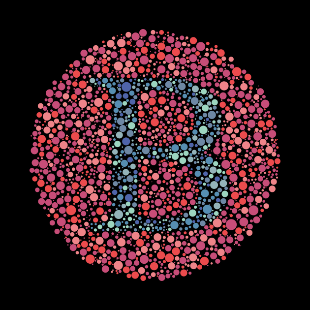 Letter B Ishihara Test by CorneaDesigns