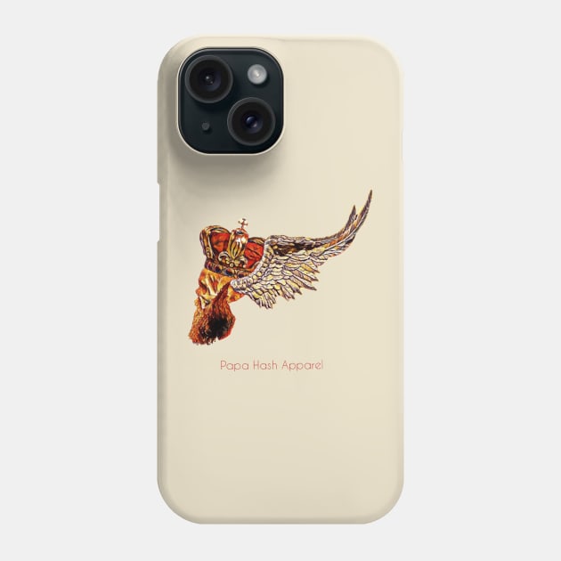 Papa Hash Apparel: The King Phone Case by Papa Hash's House of Art
