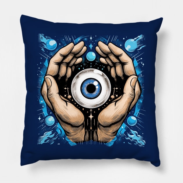 The Eye of Prophecy Pillow by coxemy