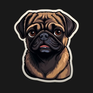 Cute Pug Dog - Dogs Pug T-Shirt