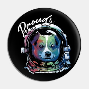 Laika Dog Pin