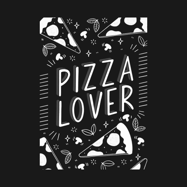 Pizza lover hand lettering by Valeria Frustaci 