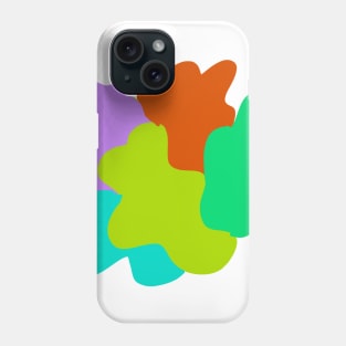 colorful leaf art Phone Case