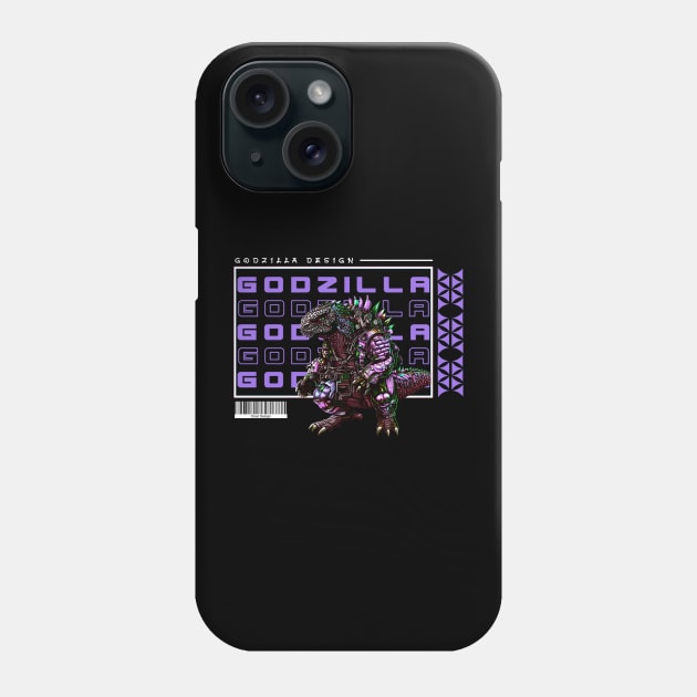 Godzilla Phone Case by Oowl Design