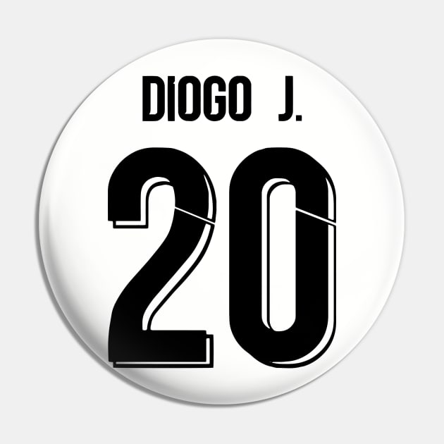 Diogo Jota Away Jersey Pin by Alimator