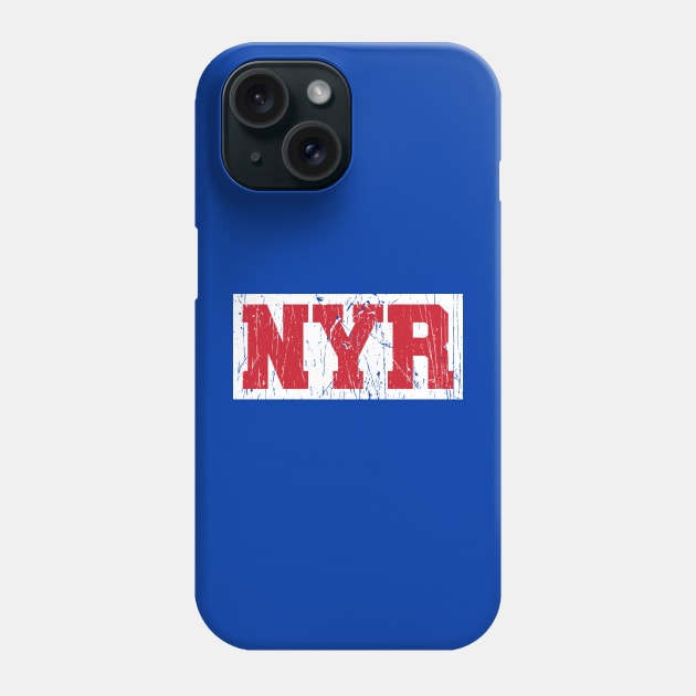 NYR / Rangers Phone Case by Nagorniak