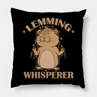 Lemming Whisperer Rodent Pillow