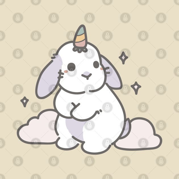 Bunny Unicorn by The Artsy Whim