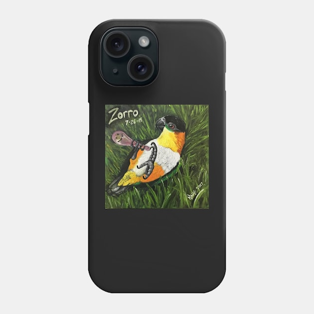 "Zorro" Phone Case by SkyeElizabeth