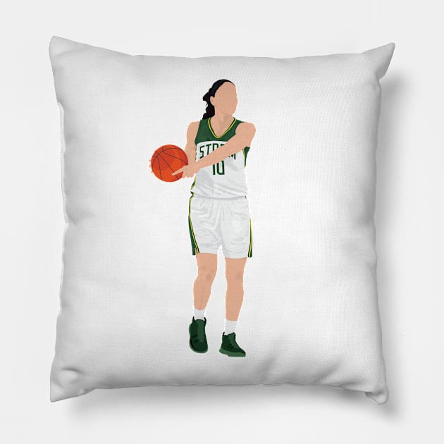 Basketball Storm Pillow by RockyDesigns