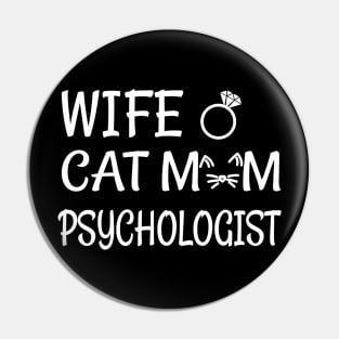 psychologist cat mom Pin