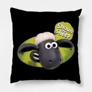 Vintage cartoon Sheep TV Series The Shaun Pillow