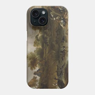 Landscape with Animals by Cornelis Saftleven Phone Case