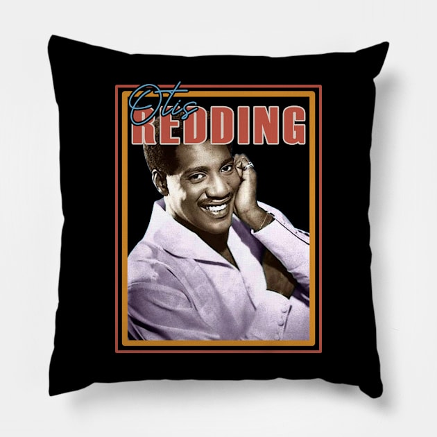 Respect the King of Soul Redding Nostalgia Tribute Shirt Pillow by Super Face