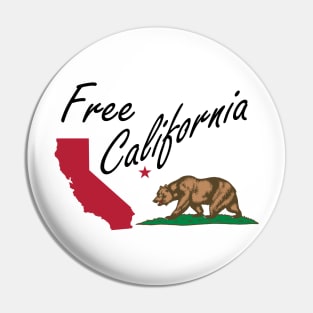 Free California CalExit Pin