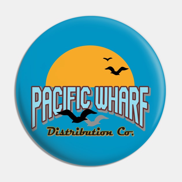 Pacific Wharf Beer Cart Pin by RyDesign.AZ