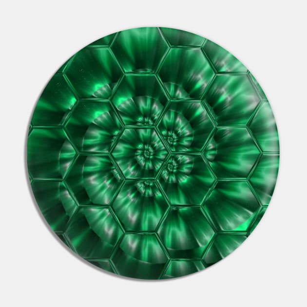 Green Galaxy Print Space Pin by Moon Art