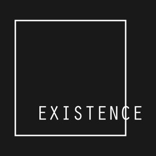 EXISTENCE - Aesthetic Vaporwave Meme T-Shirt