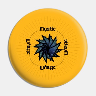 "Mystic" - Sacred Mystical Mandala Design Pin