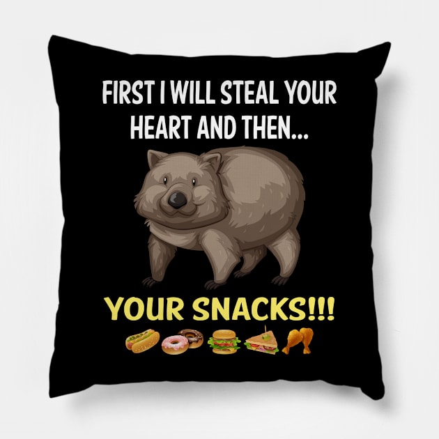 Steal Heart Wombat 05 Pillow by blakelan128