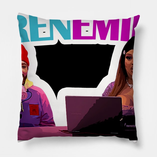 Frenemies Pillow by Calisi