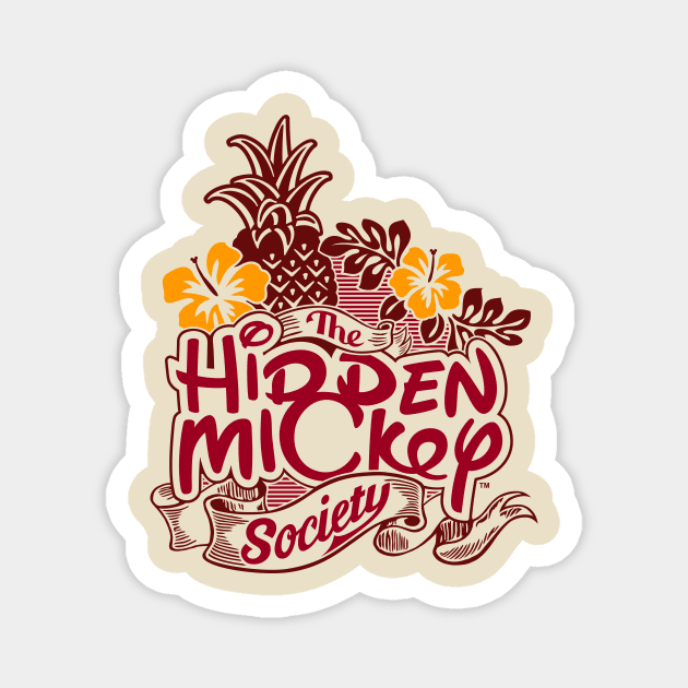 3-Color Polynesian HMS Logo Magnet by hiddenmickeysociety