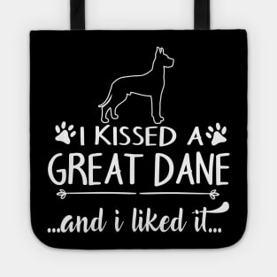 I Kissed A Great Dane Tote