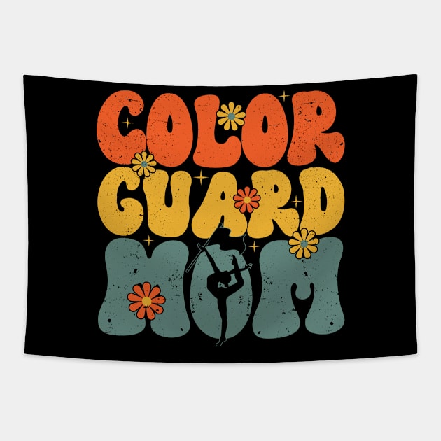 Winter Color Guard Watercolor Color Guard Mom Tapestry by Toeffishirts