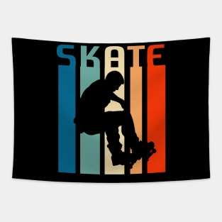Skateboarder Retro Vintage Tapestry