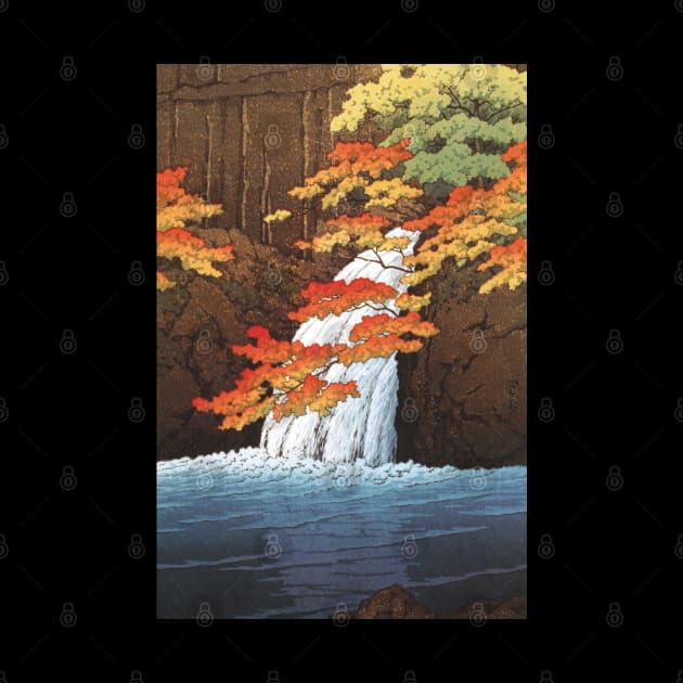 Senju Waterfall at Akame by Kawase Hasui by Takeda_Art