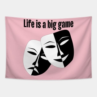 Life is a big game Tapestry