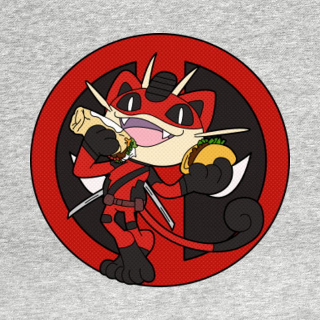 Cat X Deadpool Deadpool Long Sleeve T Shirt Teepublic