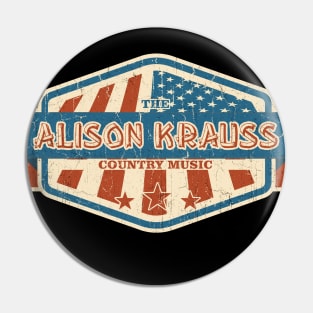 The Alison Krauss vintage Pin