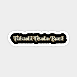 Tedeschi Trucks Band - Vintage Text Magnet