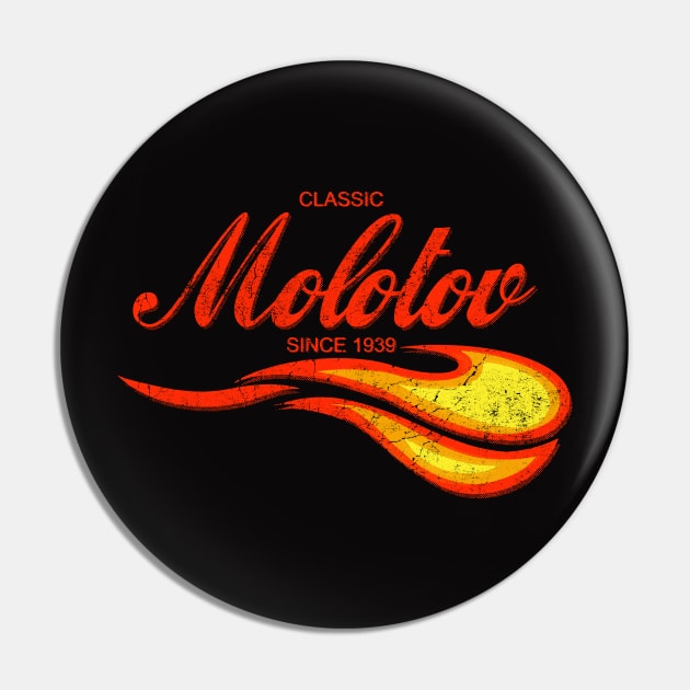 Vintage Classic Molotov Pin by StudioPM71