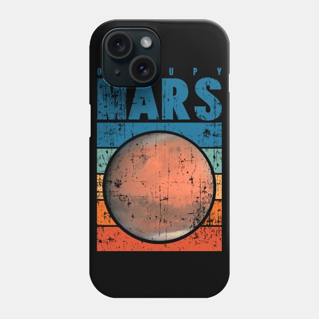 Occupy Mars retro Phone Case by area-design