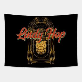 Lindy Hop Vintage Jukebox Tapestry