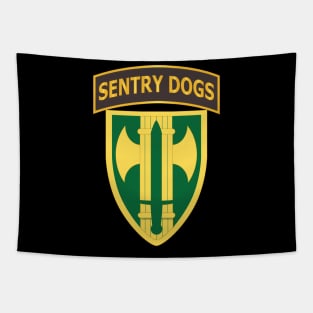 18th MP Brigade - Sentry Dogs Tab wo Txt Tapestry