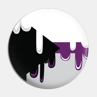 Dripping Demisexual Pride Pin