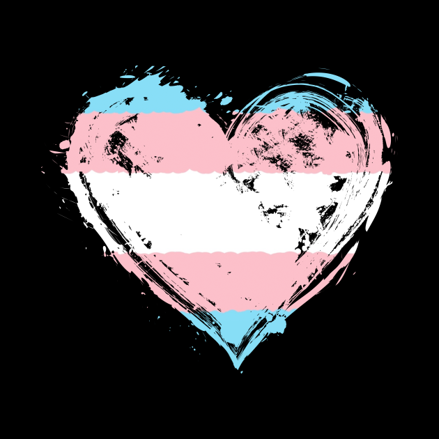 Transgender Pride Heart Flag Trans Awareness Rights - Transgender - Pin ...