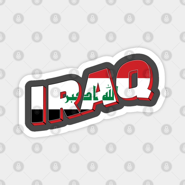 Iraq Vintage style retro souvenir Magnet by DesignerPropo