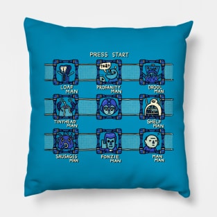 Blue Bomber 1000 Pillow